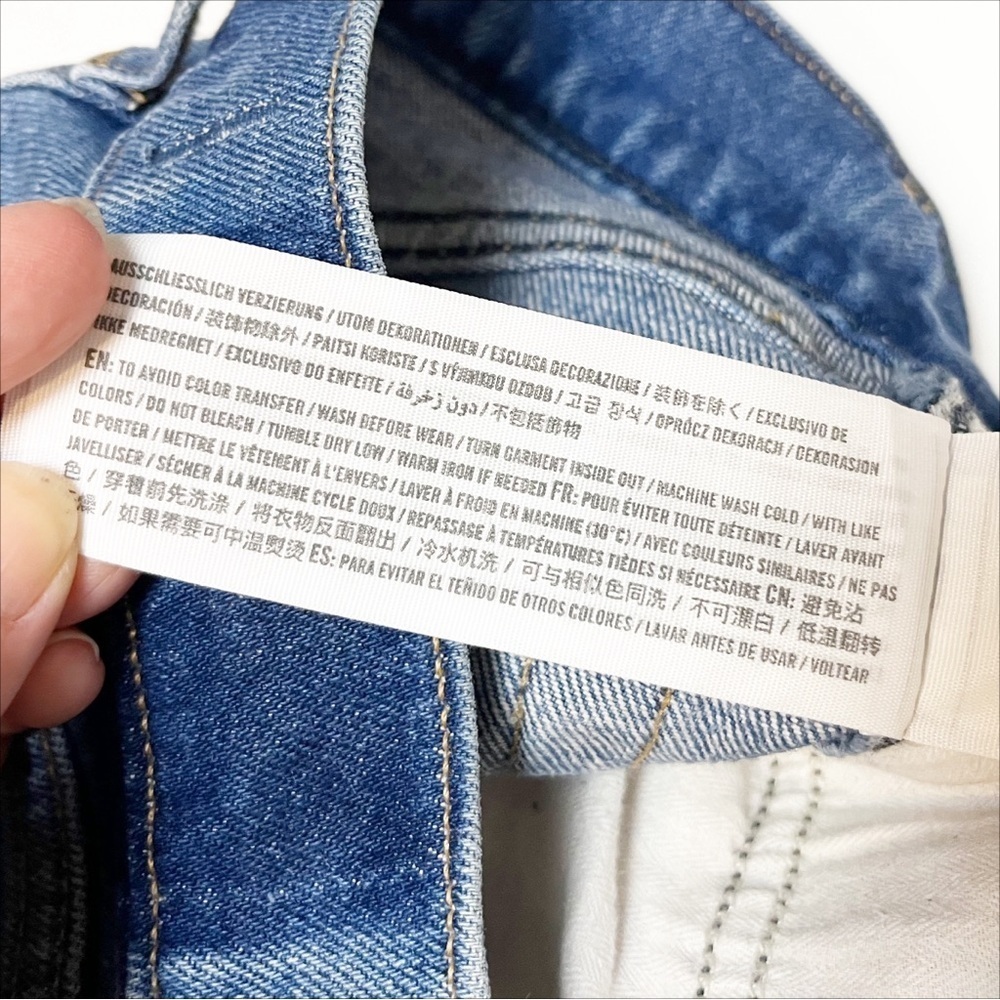 Abercrombie & Fitch 90s Straight Ultra High Rise Jeans 24 00 L Long Curve Love - Picture 8 of 14